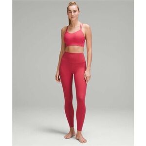 Lululemon Align Ribbed High-Rise Pant 28" Vintage Rose 10
